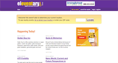 Desktop Screenshot of eleventary.com